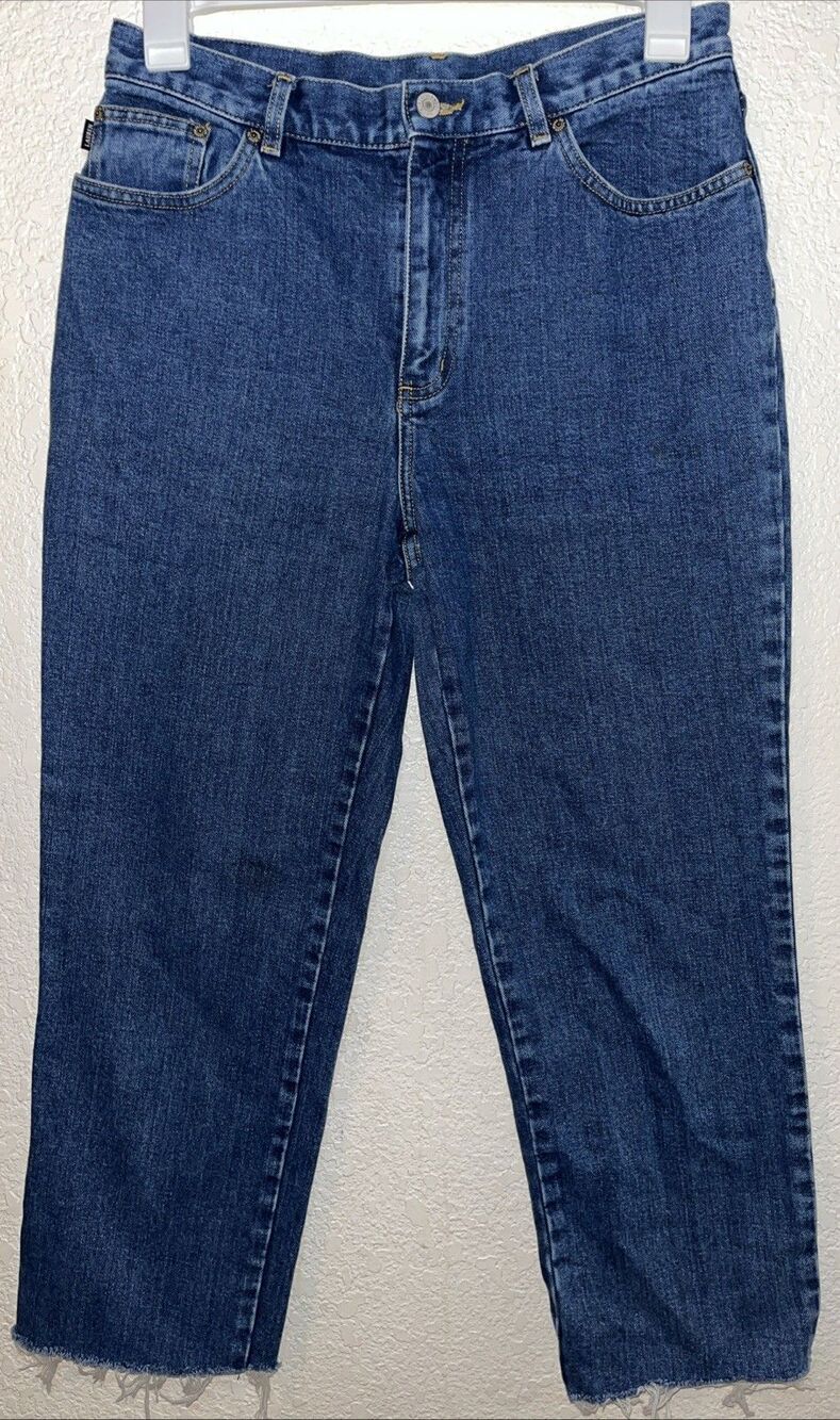 Lauren Jeans Co. Ralph Lauren Denim Jeans Women Size 10 Raw Hem